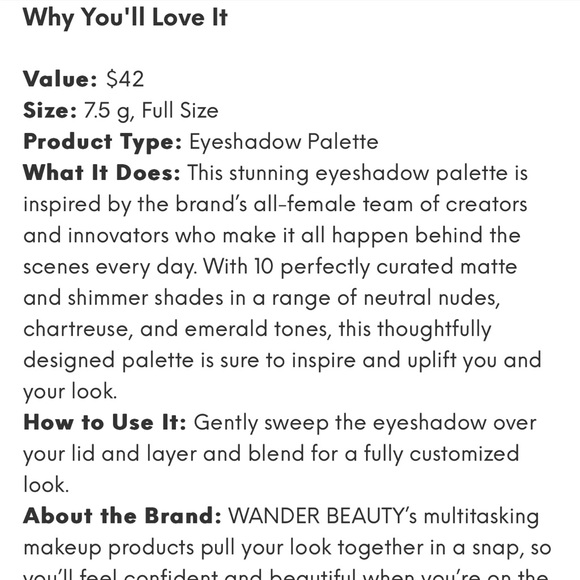 🆕WANDER BEAUTY TRAILBLAZER EYESHADOW PALETTE 🎨🆕 - Picture 6 of 12